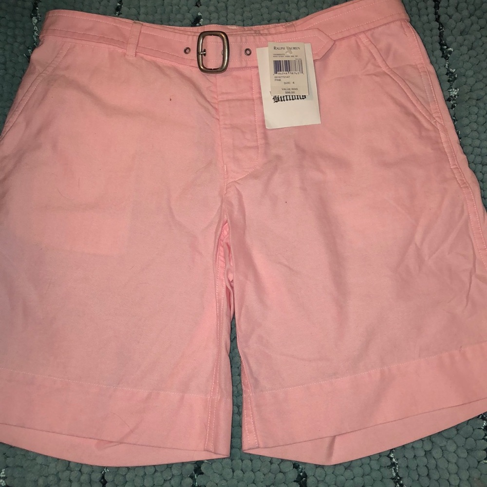 Ralph Lauren pink shorts size 4 new with tags